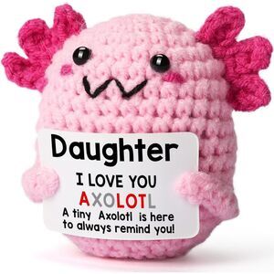 Pink Crochet Axolotl Daughter Gift Teen Girl Gifts Trendy Stuff